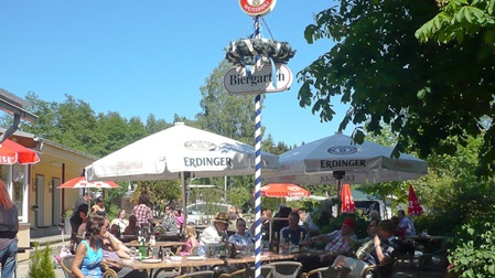 Biergarten Campingplatz Eulenburg